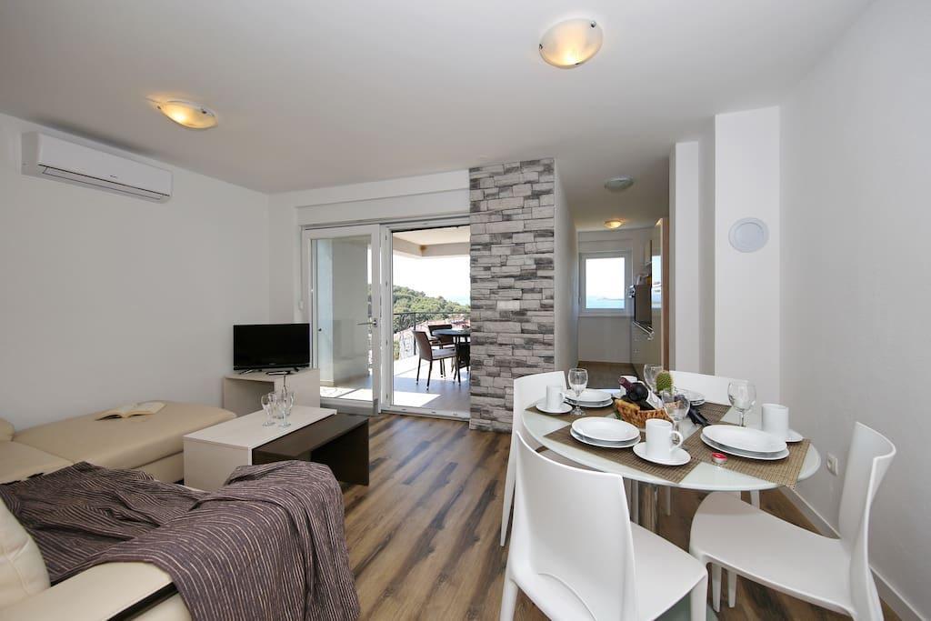 Oleandra Apartments Drage Eksteriør billede